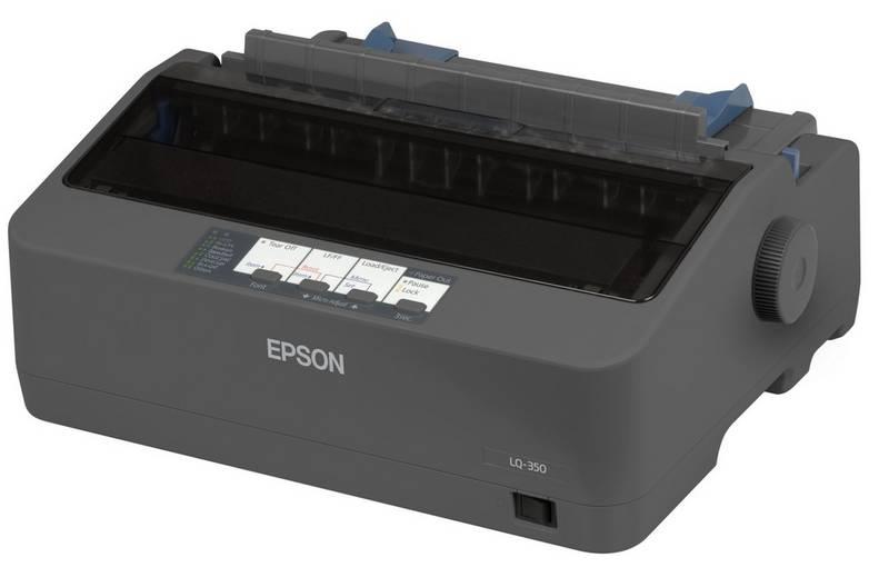 Tiskárna jehličková Epson LQ-350 černá, Tiskárna, jehličková, Epson, LQ-350, černá