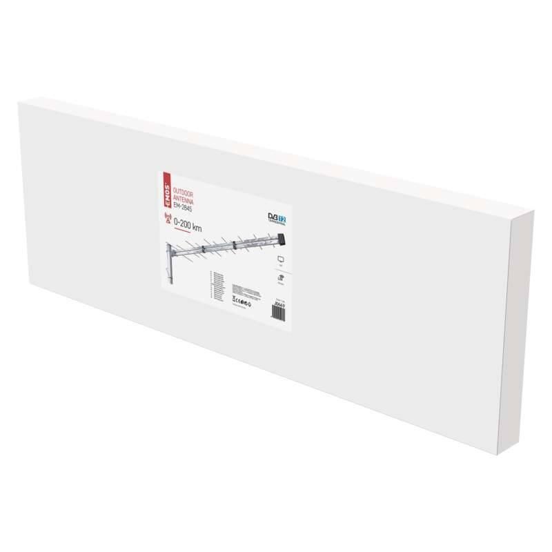 Venkovní anténa EMOS EM-2845, 0–200 km DVB-T2
