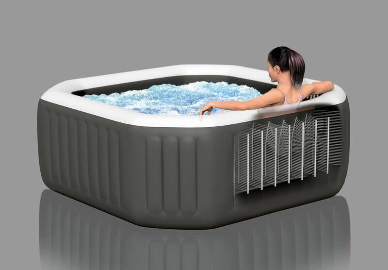 Vířivka Intex Pure SPA 79" Octagon, antracit