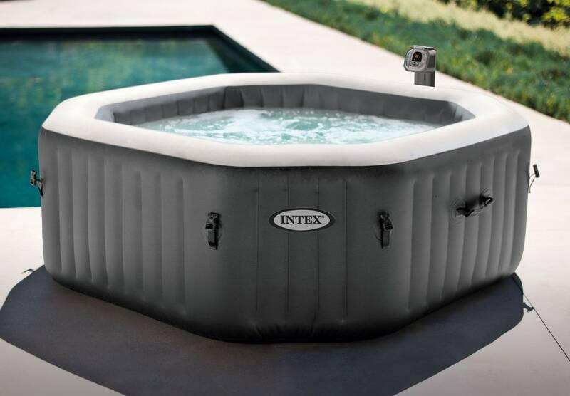 Vířivka Intex Pure SPA 79" Octagon, antracit