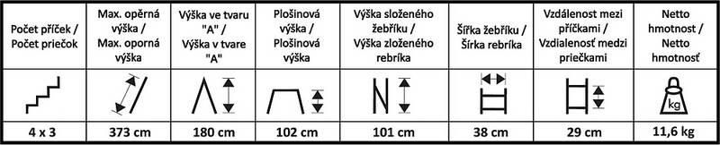 Žebřík Rulyt multifunkční