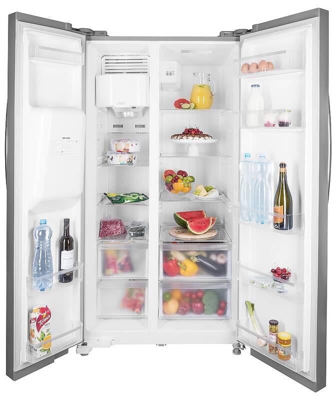 Americká lednice ETA 137190010 nerez