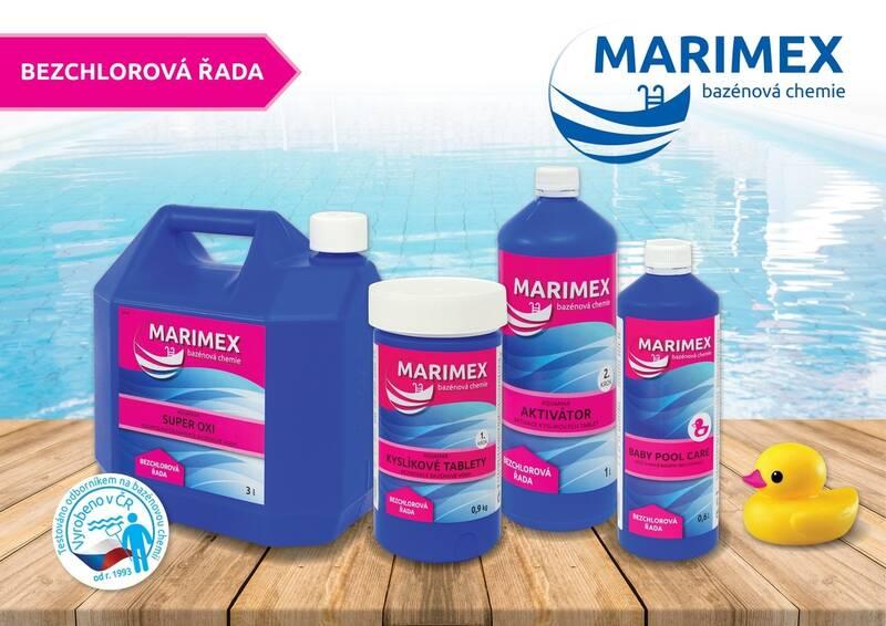 Bazénová chemie Marimex Kyslíkové tablety 0,9 kg bílá