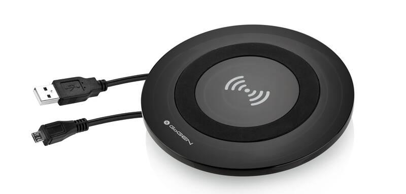 Bezdrátová nabíječka GoGEN WCH 01 C microUSB kabel 2 m černá