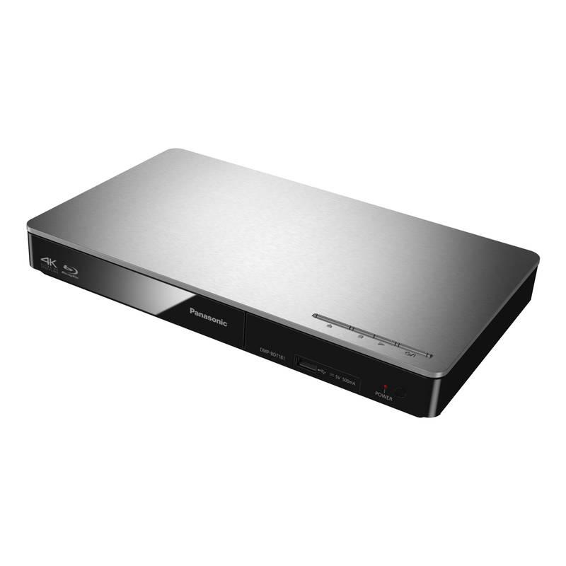 Blu-ray přehrávač Panasonic DMP-BDT181EG stříbrný, Blu-ray, přehrávač, Panasonic, DMP-BDT181EG, stříbrný