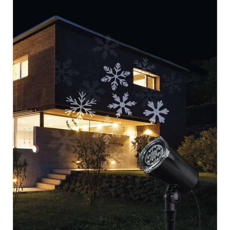Dekorativní LED projektor EMOS - sněhové vločky