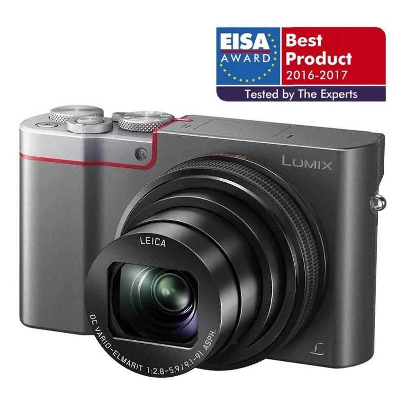 Digitální fotoaparát Panasonic Lumix DMC-TZ100EPS stříbrný