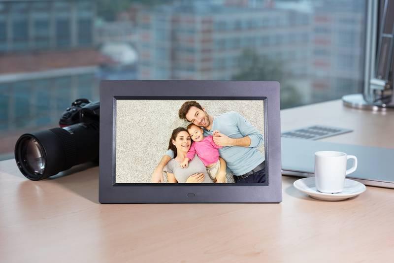 Elektronický fotorámeček Hyundai LF 1030 MULTI černý