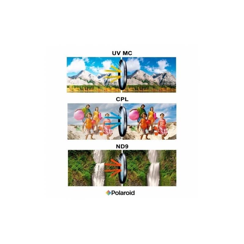Filtr Polaroid 58mm , set 3ks černý