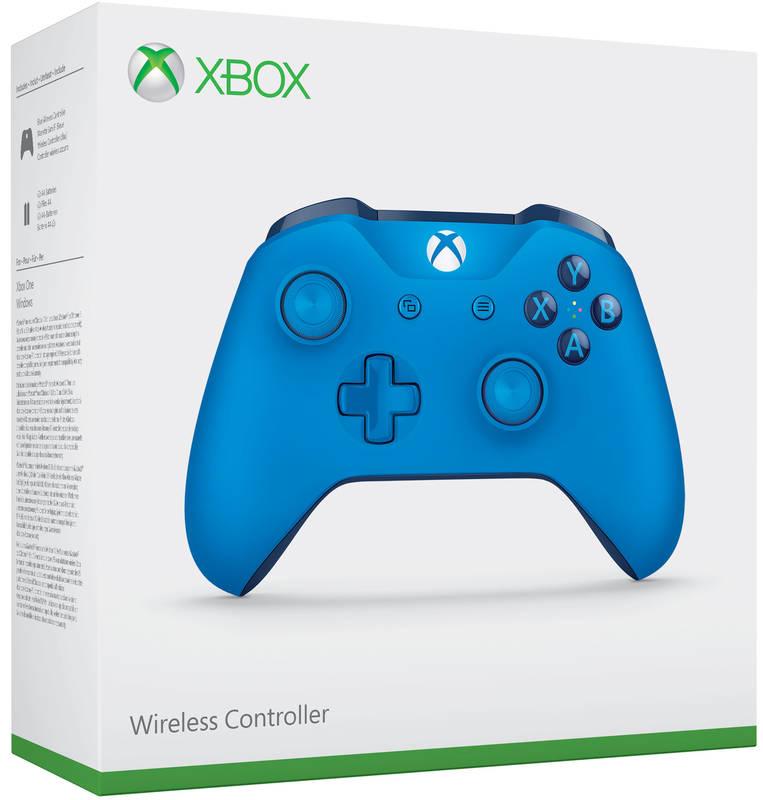 Gamepad Microsoft Xbox One Wireless - vortex blue, Gamepad, Microsoft, Xbox, One, Wireless, vortex, blue