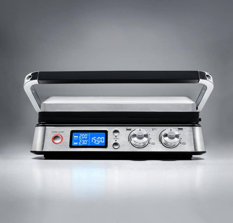 Gril DeLonghi CGH1030D stříbrný