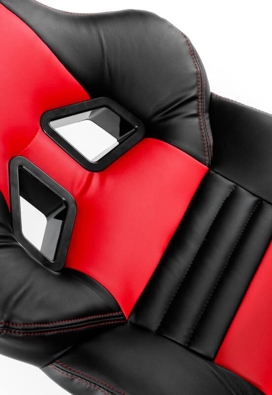 Herní židle Arozzi MONZA černá červená
