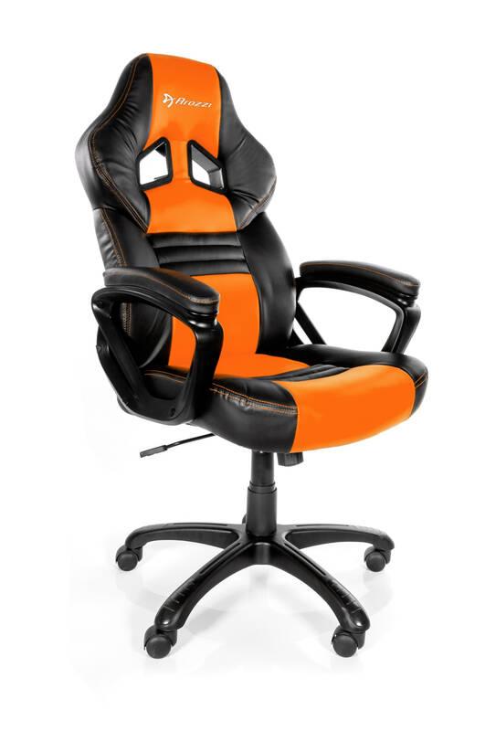 Herní židle Arozzi MONZA černá oranžová, Herní, židle, Arozzi, MONZA, černá, oranžová