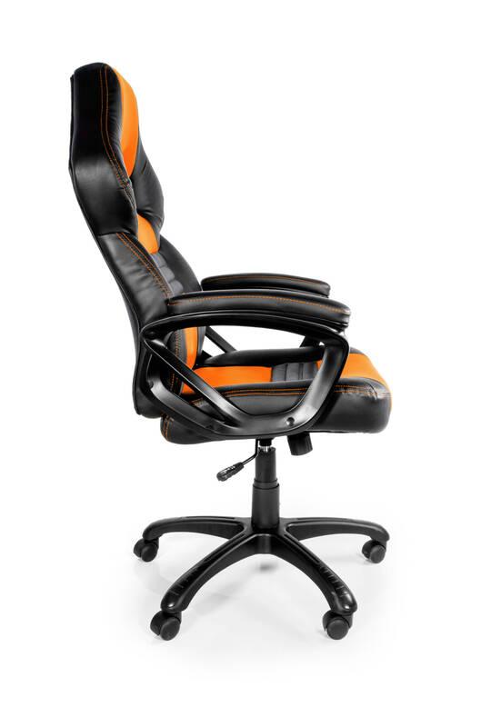 Herní židle Arozzi MONZA černá oranžová