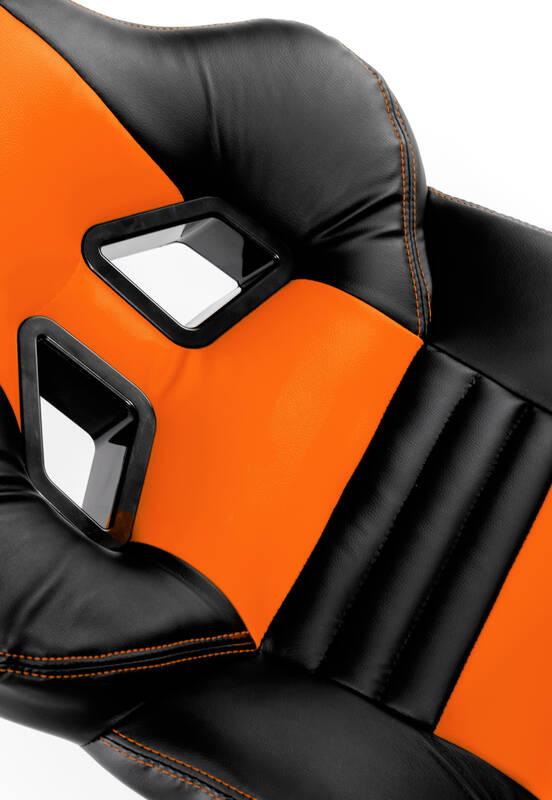 Herní židle Arozzi MONZA černá oranžová