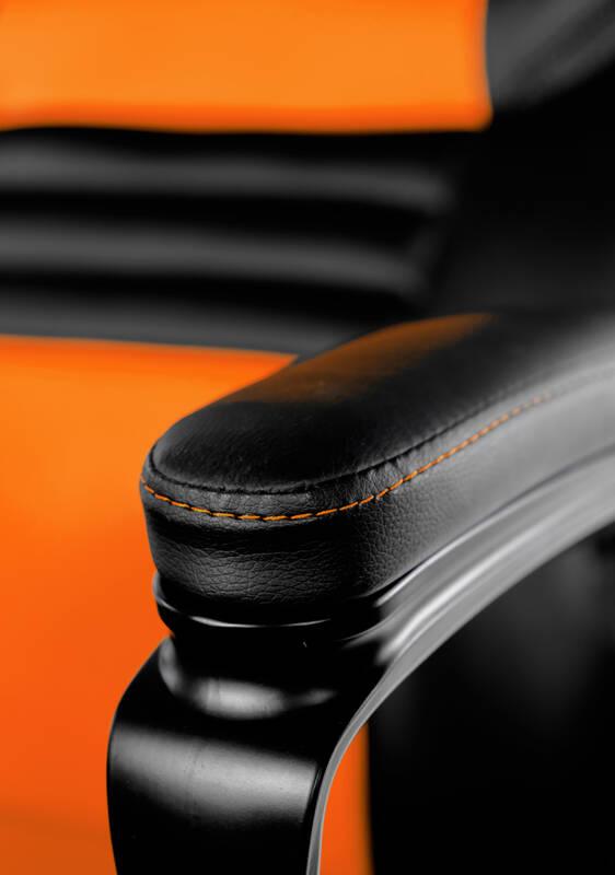 Herní židle Arozzi MONZA černá oranžová
