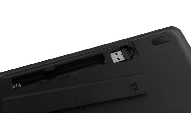 Klávesnice GoGEN WKB 460 CZB, Wireless, Touchpad, Smart TV černá