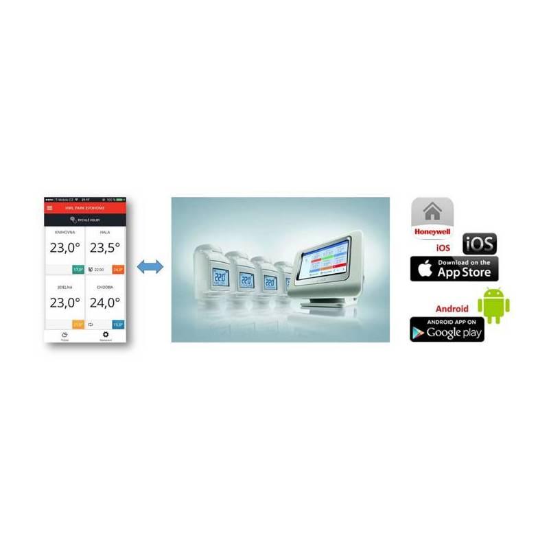 Kompletní sada Honeywell Evohome Starter Set 1 pro topení bílá