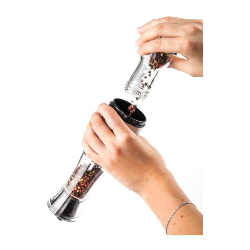 Mlýnek na sůl a pepř Lamart Gravity nerez