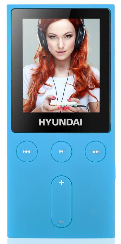 MP3 přehrávač Hyundai MPC 501 GB4 FM BL modrý, MP3, přehrávač, Hyundai, MPC, 501, GB4, FM, BL, modrý