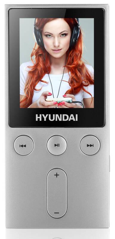 MP3 přehrávač Hyundai MPC 501 GB8 FM S stříbrný