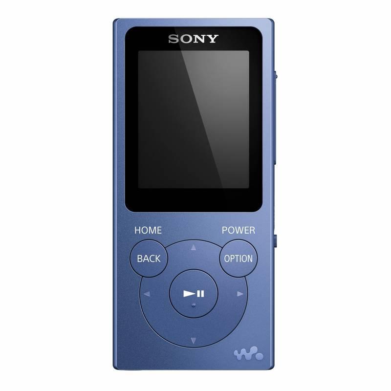 MP3 přehrávač Sony NW-E394L modrý