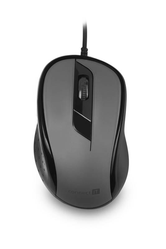 Myš Connect IT CMO-1200 šedá