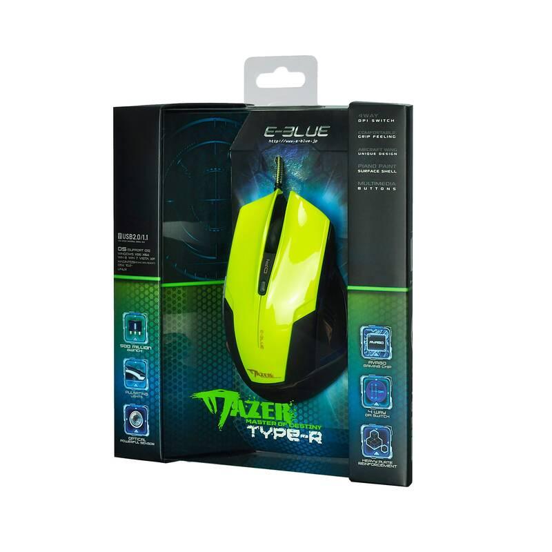 Myš E-Blue Mazer R zelená