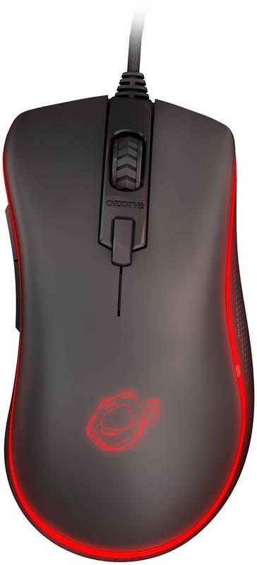 Myš OZONE NEON M50 RGB optická 6 tlačítek 5000dpi - černá