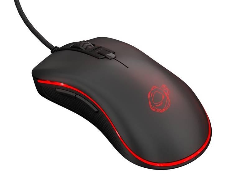 Myš OZONE NEON M50 RGB optická 6 tlačítek 5000dpi - černá