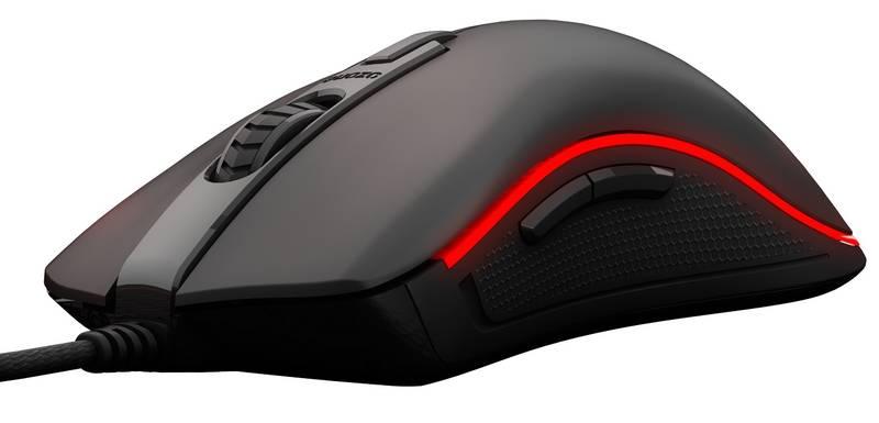 Myš OZONE NEON M50 RGB optická 6 tlačítek 5000dpi - černá
