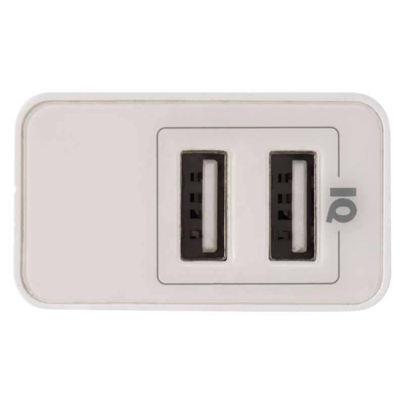 Nabíječka do sítě EMOS Smart, 2x USB, 3,1A max. bílá