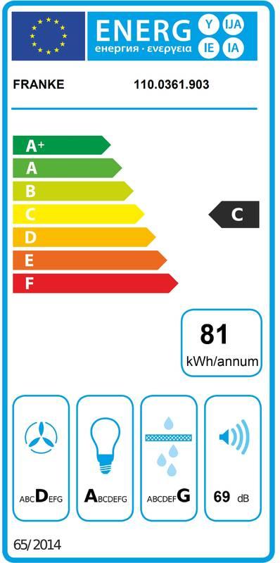 Odsavač par Franke FPJ 615 V WH A bílý, Odsavač, par, Franke, FPJ, 615, V, WH, A, bílý