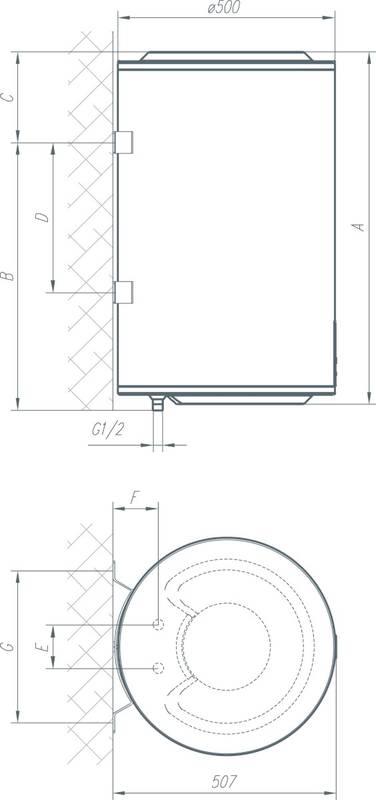 Ohřívač vody Mora EOMK 100 SK