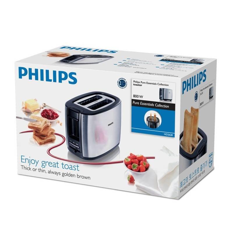 Opékač topinek Philips HD2628 20 černý