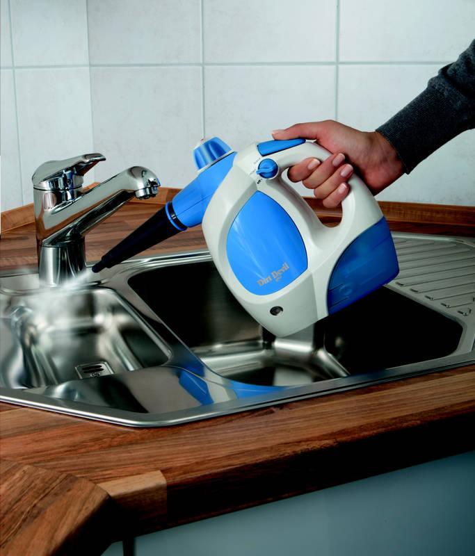 Parní čistič Dirt Devil M317-0 bílý modrý