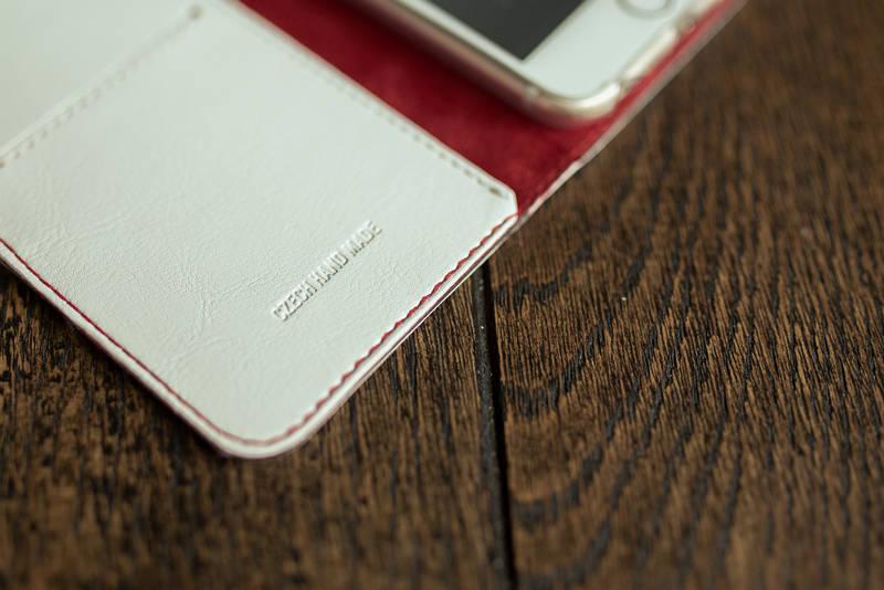 Pouzdro na mobil flipové FIXED FIT pro Apple iPhone 7 Plus bílé