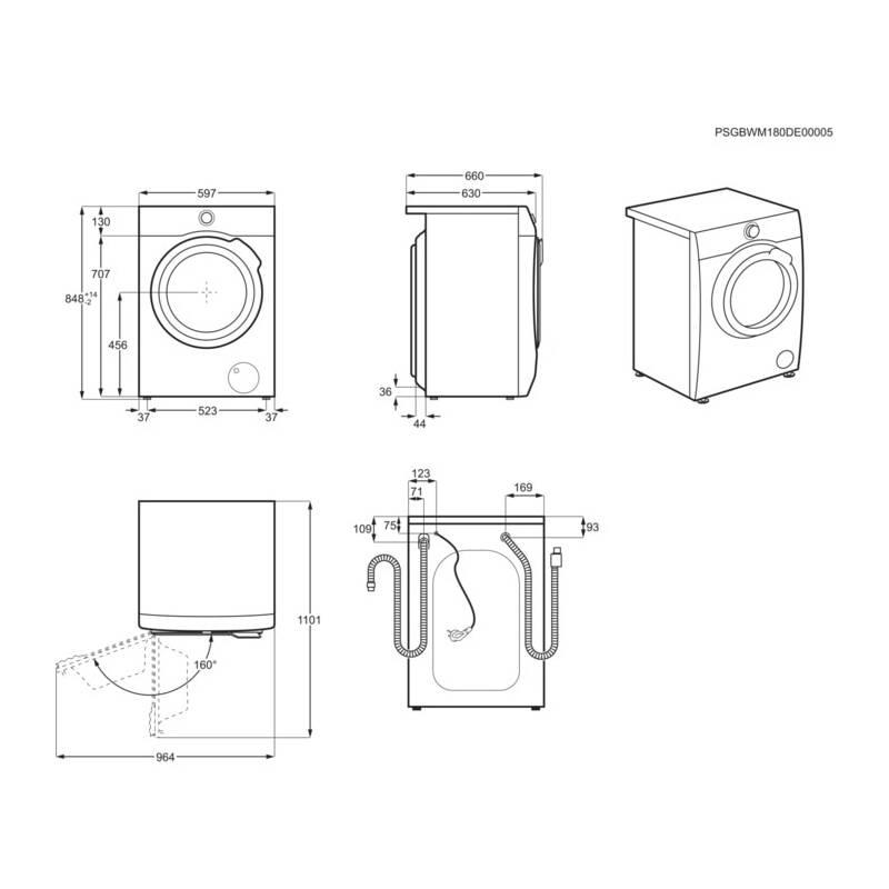 Pračka AEG ProSteam® L7FEC41SC bílá