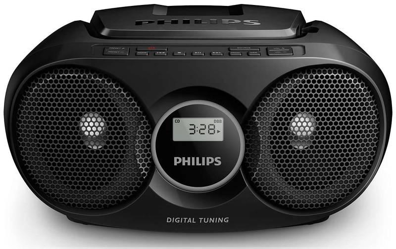 Radiopřijímač s CD Philips AZ215B černý