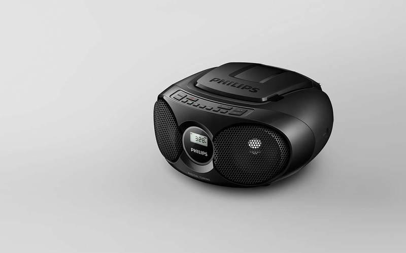 Radiopřijímač s CD Philips AZ215B černý