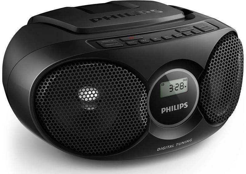 Radiopřijímač s CD Philips AZ215B černý