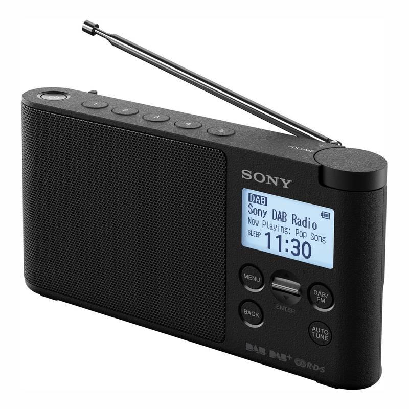 Radiopřijímač s DAB Sony XDR-S41DB černý