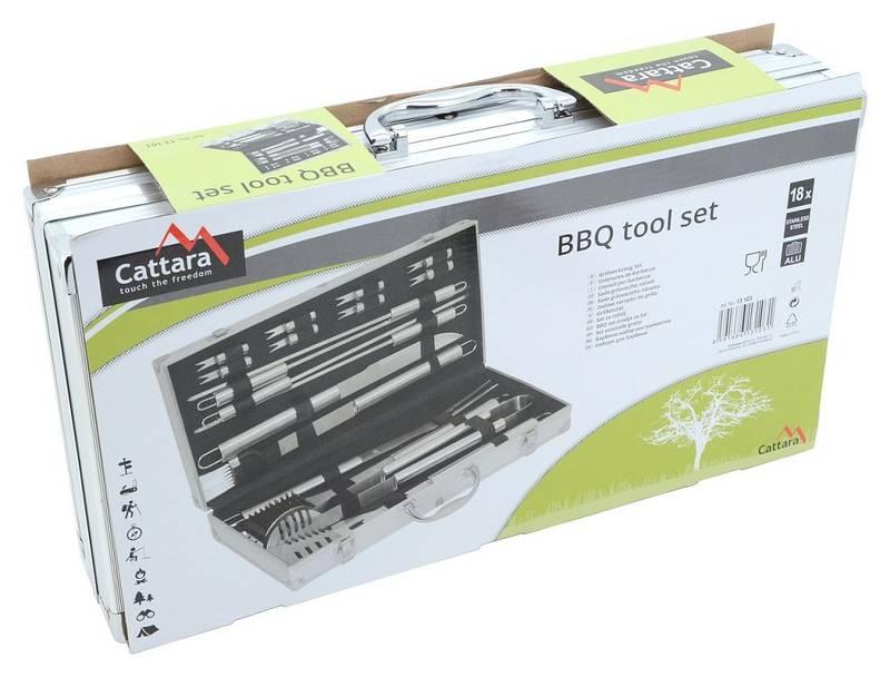 Sada BBQ nářadí Compass 18 ks