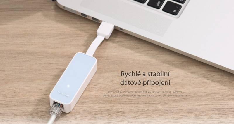 Síťová karta TP-Link UE200 USB bílá