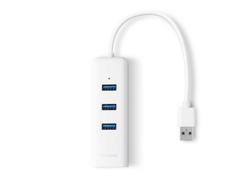 Síťová karta TP-Link UE330 USB HUB bílá