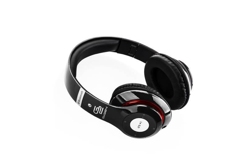 Sluchátka GoGEN HBTM 41BR černá červená