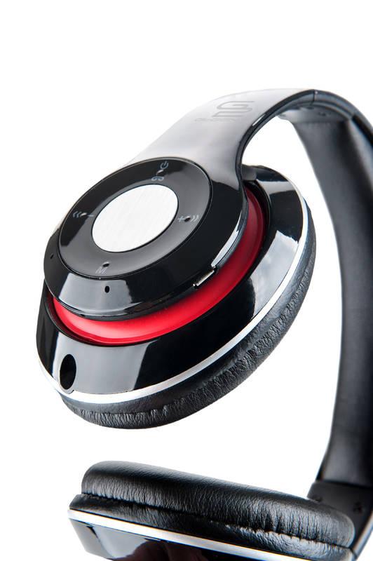 Sluchátka GoGEN HBTM 41BR černá červená