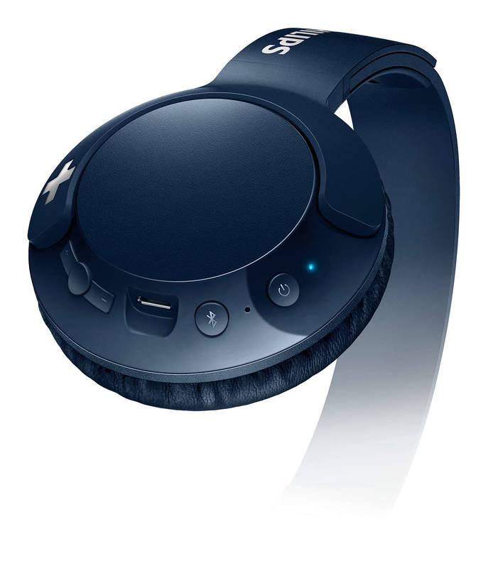 Sluchátka Philips SHB3075BL modrá