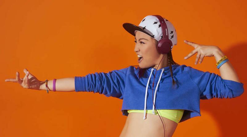 Sluchátka Philips SHL3075RD červená