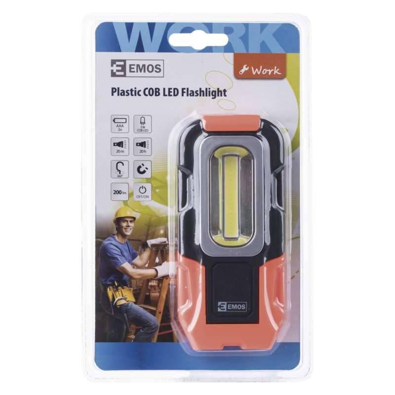 Svítilna EMOS 3W COB LED, na 3x AAA